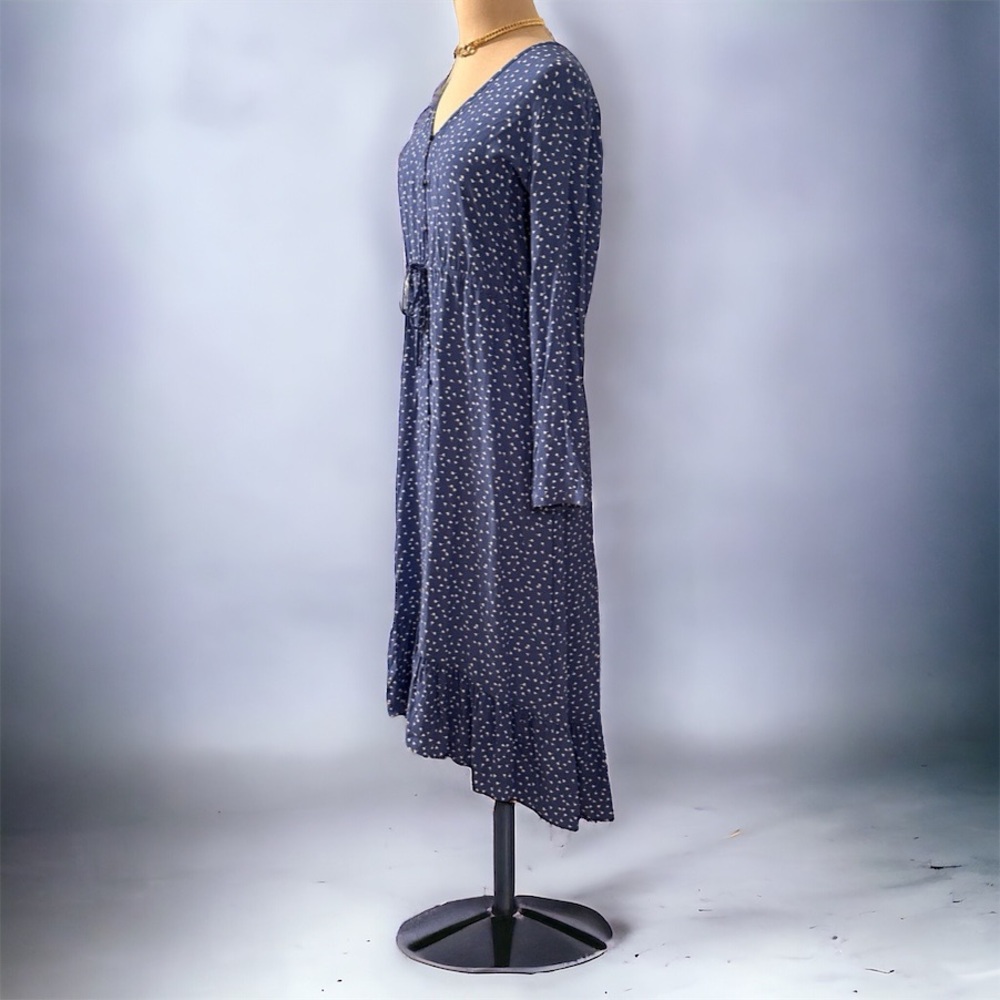 Rails Long Sleeve Midi Print Dress. Size Medium. - image 4